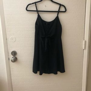 Black Front Tie Dress
